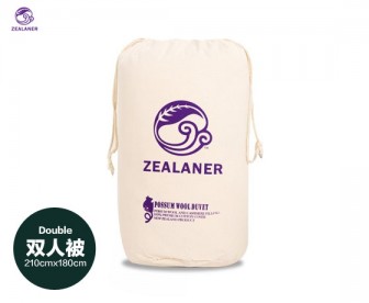 【包邮】Zealaner 姿兰 优质貂毛被【Double双人被-210厘米x180厘米，毛量350g/平方米】